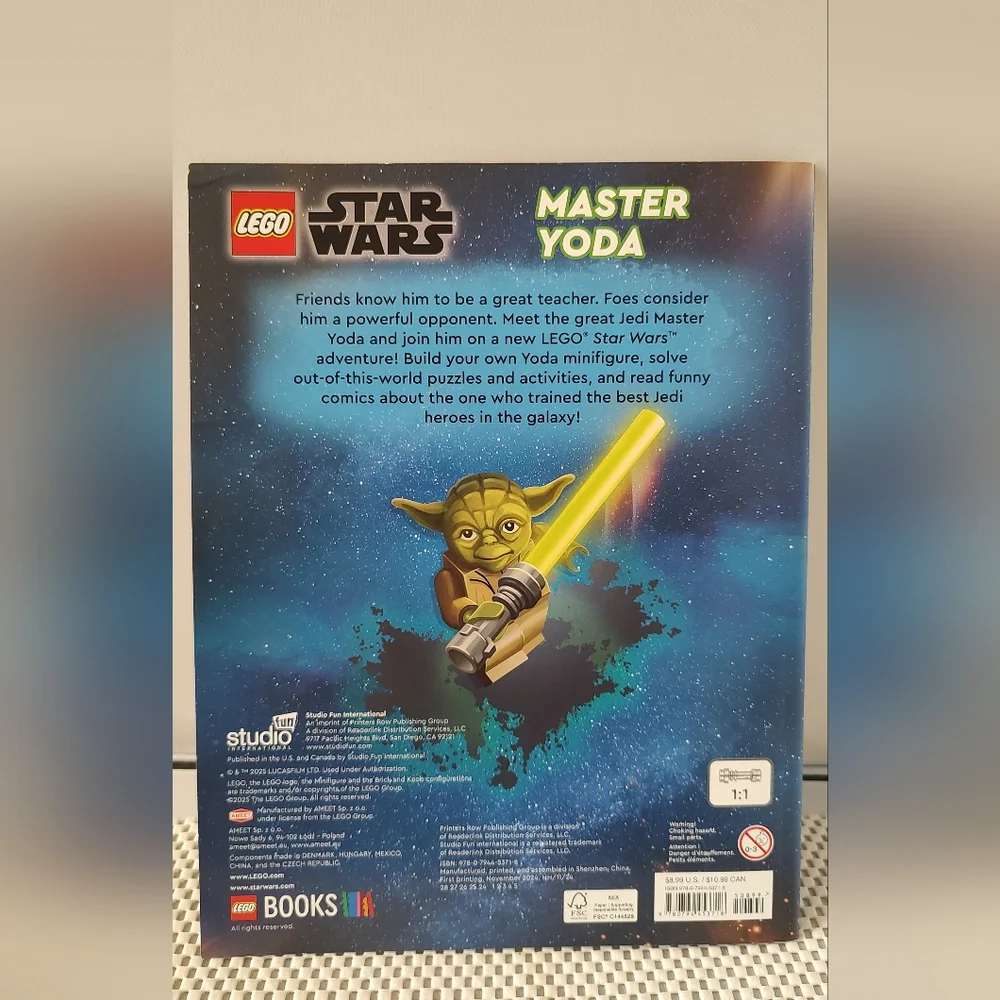Lego Star Wars Activity Book with Master Yoda Minifigure Disney